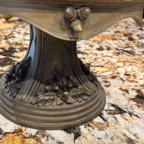 Southern Living At Home RETIRED “JACKSON” Rustic Pedestal Decor Cake Stand - Picture 3 of 5